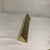Mid-Century Modern Vintage 1960s Pop Art "No Smoking Please" Brass Paper Weight Desk Sign For Sale - Image 3 of 6