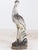 This French 1950s reconstituted stone heron or crane sculpture has an elegant, elongated form with fine detailing along...