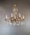 1900s Art Nouveau Brass Crystal Lustre Chandelier For Sale - Image 4 of 12