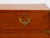 English 19th Century Teak Campaign Chest with Five Drawers and Brass Hardware For Sale In Atlanta - Image 6 of 12