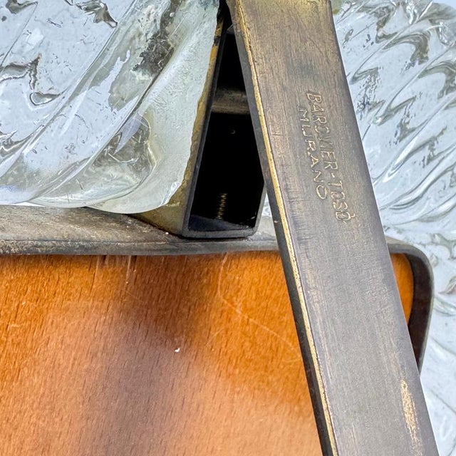 Murano Glass and Brass Photo Frame by Ercole Barovier for Barovier & Toso, 1940s For Sale - Image 17 of 18