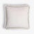 Contemporary Happy Pillow Soft Velvet Cushion with Fringe White-White by Lorenza Briola for Lo Decor For Sale - Image 3 of 3