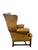 American Late 20th Century Pair Hancock & Moore Tufted Leather Wingback Chairs Camel For Sale - Image 3 of 9