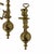 Offered these vintage brass wall candle sconces, in colonial, Georgian, mid-century styles. Material: Solid brass with a...