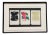 Vintage Asian Gallery Wall Collection, Set of 2 Framed Obee Fabric For Sale