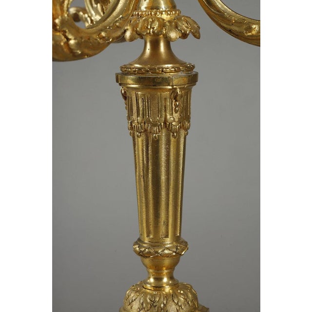 Louis XVI Candelabra in Gilt Bronze, 1900s, Set of 2 For Sale - Image 18 of 18