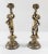 We are selling this great pair of French silvered bronze candlesticks. The two candlesticks take the form of cherubs or...
