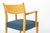 Mid-Century German Beechwood Armchair with Blue Upholstery, 1960s For Sale - Image 9 of 10