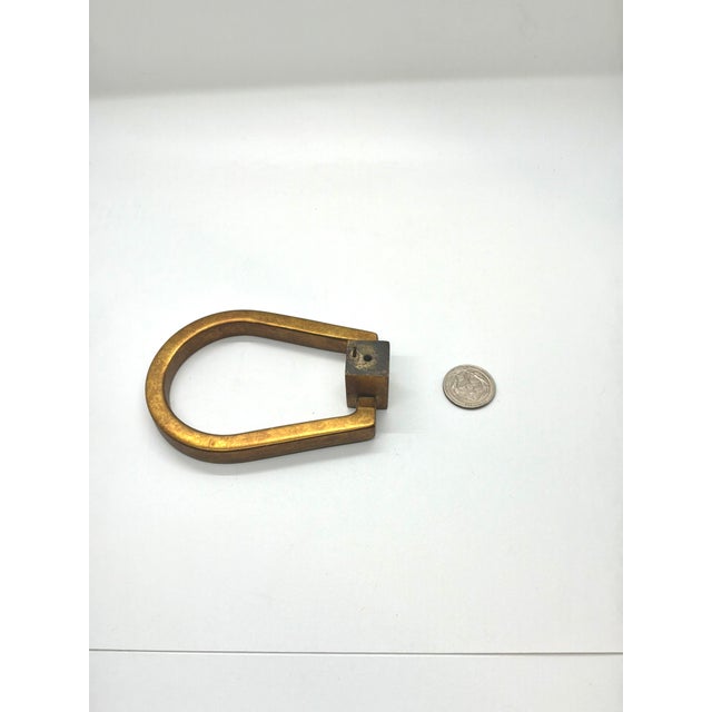 Contemporary Baker Large Pull Honey Bronze For Sale - Image 3 of 4