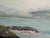 Impressionist 1970s Audrey Myrick Original Coastal Seascape Oil on Canvas in Carved Gilt Frame For Sale - Image 3 of 13