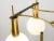 Mid-Century Modern Brass and Opaline Chandelier, Italy For Sale - Image 12 of 18