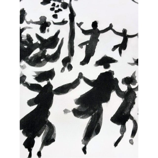 Pablo Picasso (1881 - 1973) Lithographic print, Vive la Pair from 1954. Dimensions: 49 x 64 cm. The work has never been...