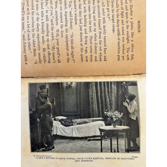 Wings 1927 First Edition Hc by John Monk Saunders For Sale - Image 9 of 12