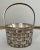 American Vintage Raimond Silverplate Petite Woven Basket With Hinged Handle For Sale - Image 3 of 8