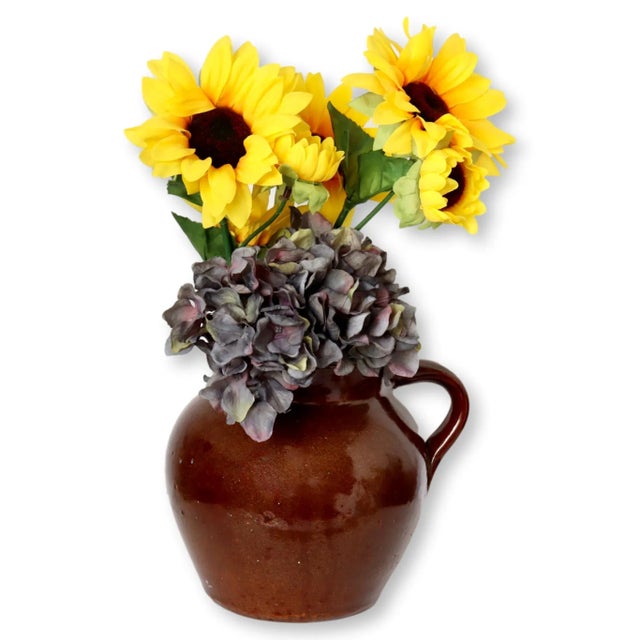 Early 20th Century Early 20th Century French Glazed Pot For Sale - Image 5 of 6