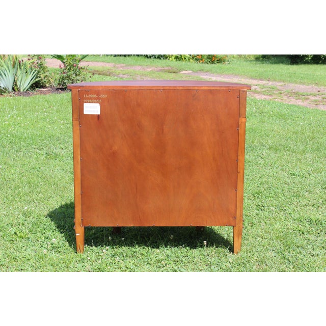 Ethan Allen Paint Decorated Demilune Commode For Sale - Image 10 of 18