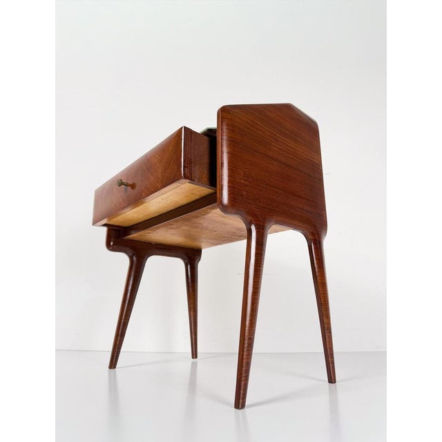 Mid-Century Modern Italian Nightstands in the style of Dassi, 1950s, Set of 2 For Sale - Image 11 of 18