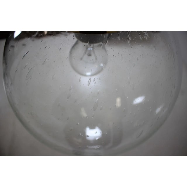 Large Vintage Czech Glass Pendant, 1970s For Sale - Image 4 of 10