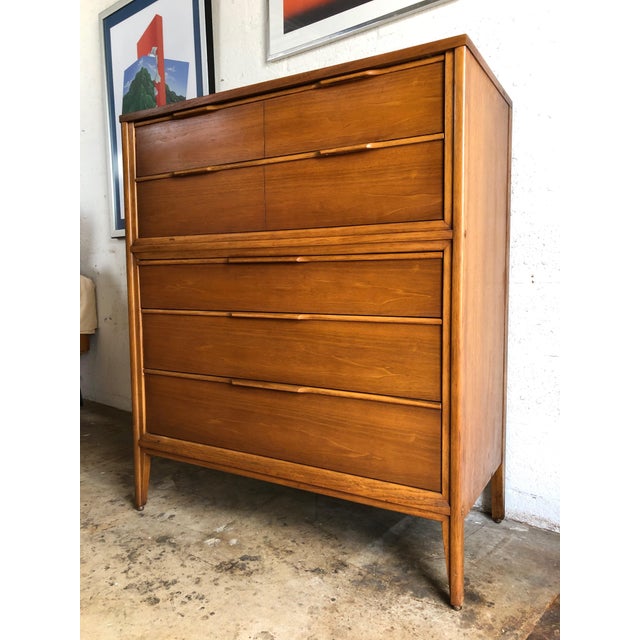 Vintage Mid Century Modern Kent Coffey Carefree Collection Highboy