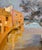 1960s Georges Lambert, French Harbor Oil Painting Ecole Paris George Lambert Houses on the Water For Sale - Image 5 of 7