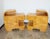 Vintage Art Deco Bedside Tables, 1940s, Set of 2, in Very Good conditions. Designed 1920 to 1949