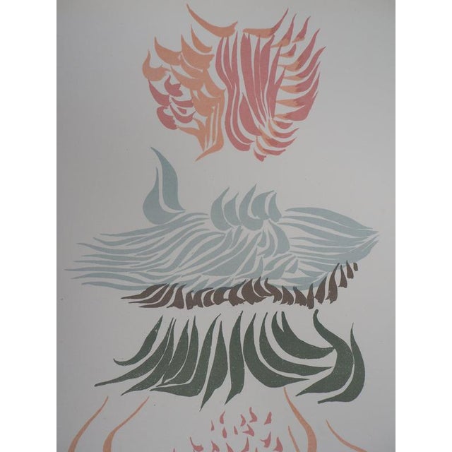 Jacques HEROLD (1910-1987) Bloom Original color lithograph On thick paper 24 x 31 cm (c. 9 x 12 inches) Edited in the...