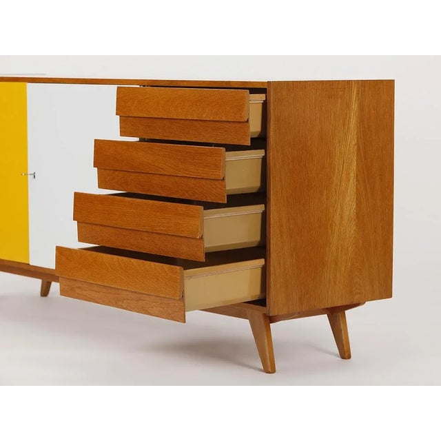 1960s Mid-Century Sideboard with Plastic Drawer from Interier Praha, 1960s For Sale - Image 5 of 10