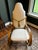 Mid-Century Modern Vintage Hollywood Regency Gilt Metal Ribbon Rocking Chair For Sale - Image 3 of 17
