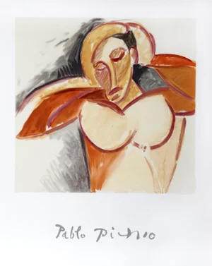 1980s "Etude Pour le Nu" Lithograph After Pablo Picasso