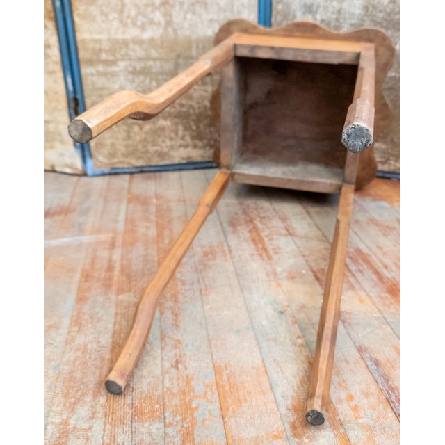 19th Century Unusual American Shaker Style Accent Table or Stand For Sale - Image 15 of 16
