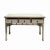 2000 - 2009 Chinese Distressed Off White 3 Drawers Side Pedestal Console Table For Sale - Image 5 of 7