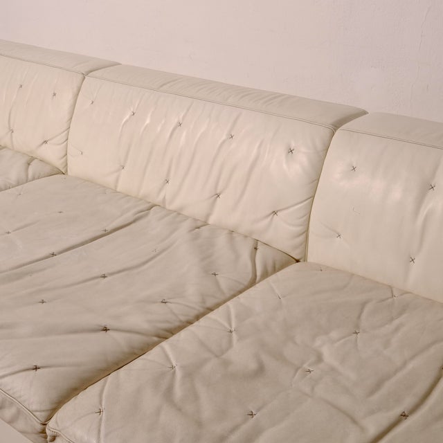 Poltrona Frau Kennedee Leather Sofa by Jean-Marie Massaud for Poltrona Frau, 1990s For Sale - Image 4 of 18