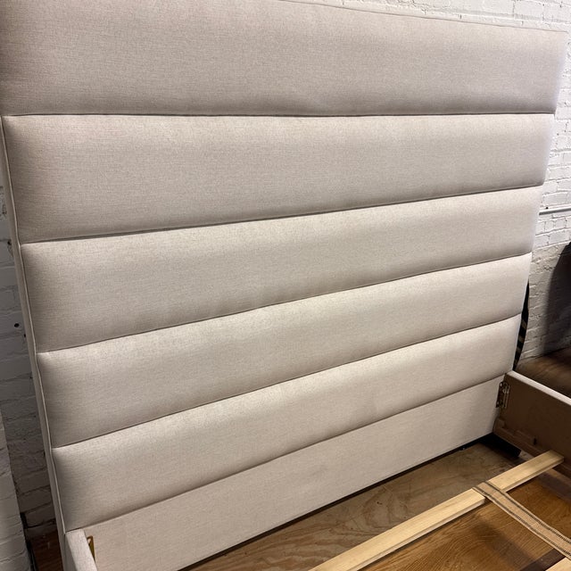 2010s California King Custom Channel Bed Frame For Sale - Image 5 of 12