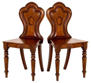 Set of Mahogany Hall Chairs