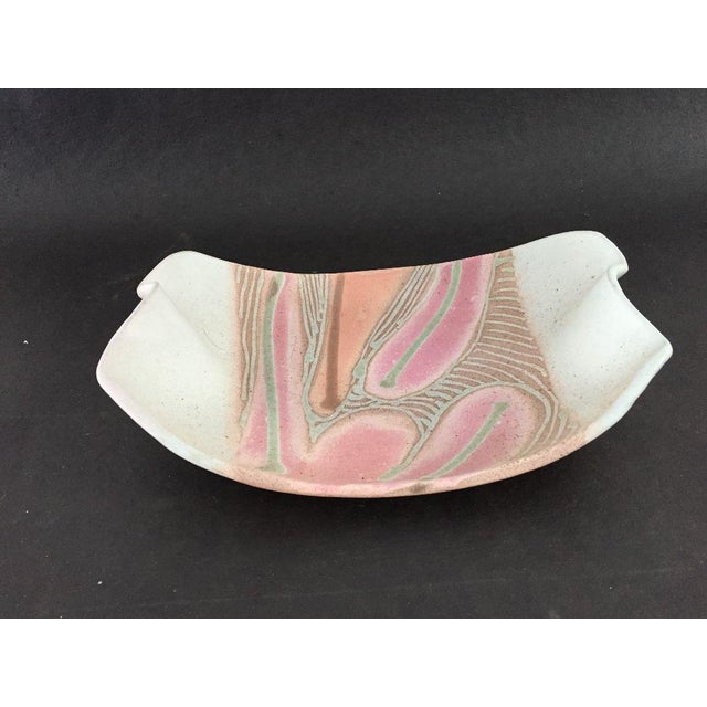 Abstract Handmade Pottery Center Piece | Chairish
