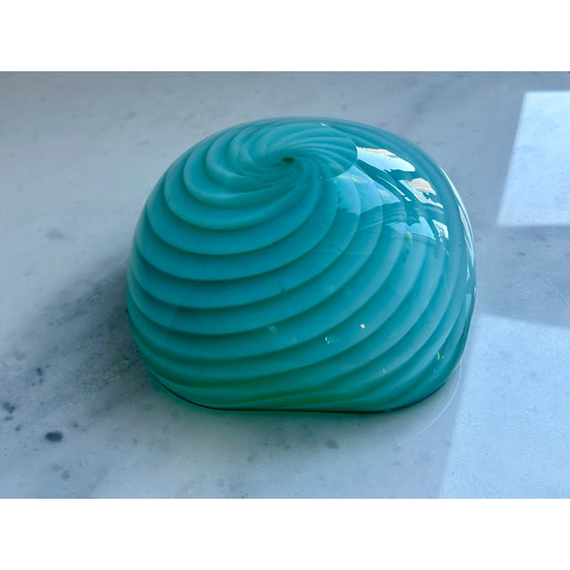 1950s 1950s Cenedese Murano Italian Art Glass Bowl Mid Century Modern For Sale - Image 5 of 5