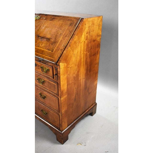 Early 18th Century George I Figured Walnut Bureau, 1730 For Sale - Image 5 of 9