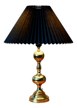 Regency Scandinavian Table Lamp in Gilded Brass, 1960s