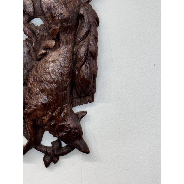 19th Century Black Forest Plaque Fox Motif For Sale - Image 9 of 11