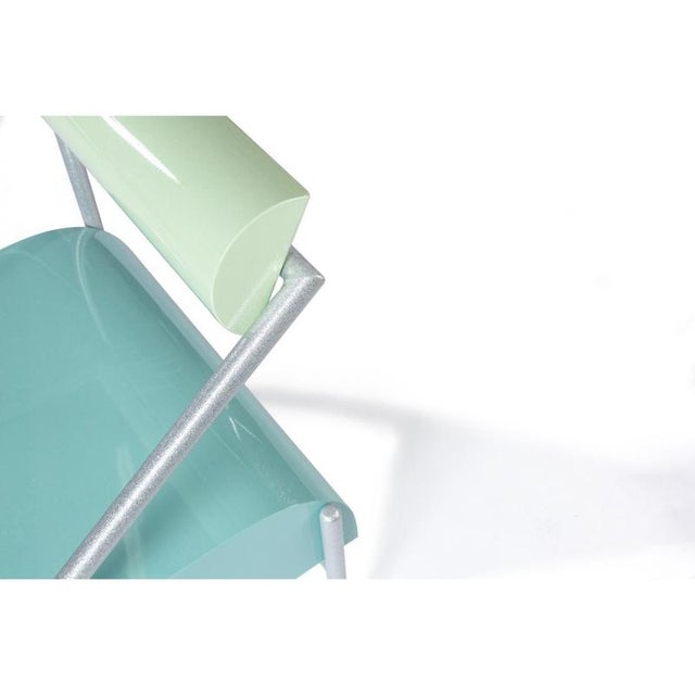 Metal Droid Low Chair in Powder-Coated Aluminum by Altreforme For Sale - Image 7 of 9