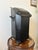 Antique Victorian Black Tin Tole Fireplace Coal Scuttle Bin For Sale - Image 4 of 10