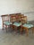 Teak Slat Back Dining Chairs Set of 6 Newly Reupholstered Swedish Mid-Century Modern 1960s For Sale - Image 10 of 13