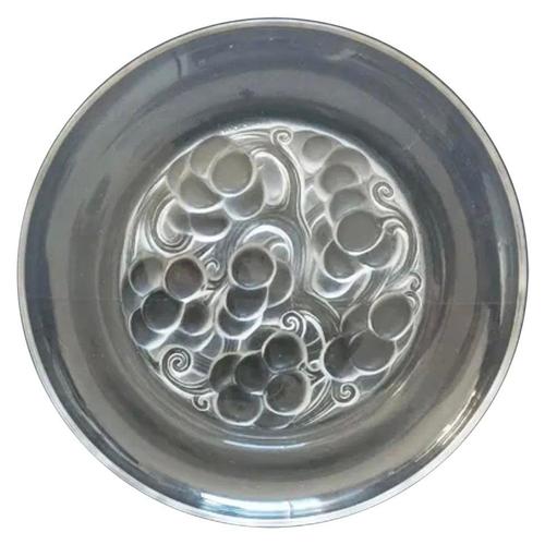 Art Deco Marienthal Brunch or Dessert Plate in Glass by René Lalique, France, 1927 For Sale - Image 10 of 10