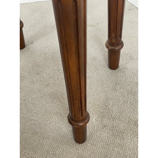 French Marble Top Bouillotte Martini Table For Sale - Image 12 of 12
