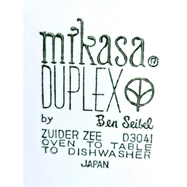 1970s Mikasa Sea Isle 12" Chop/Serving Platter For Sale - Image 9 of 9