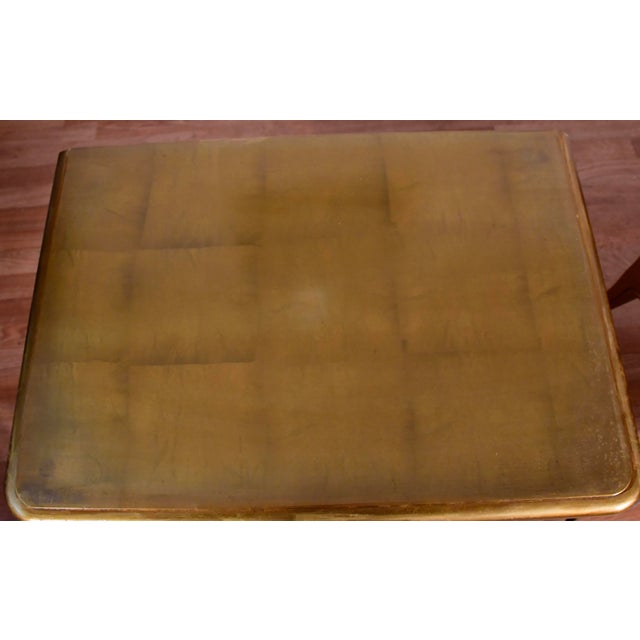 1940 French Style Gold Leaf Fruit Wood Nightstands Bedside Tables For Sale - Image 15 of 18