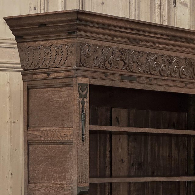 19th Century Dutch Renaissance Open Bookcase For Sale - Image 15 of 18