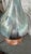 1950s Huge Drip Glaze Pottery Ceramic Lamp Mid Century Modern 37” Blue Green Black For Sale - Image 9 of 10