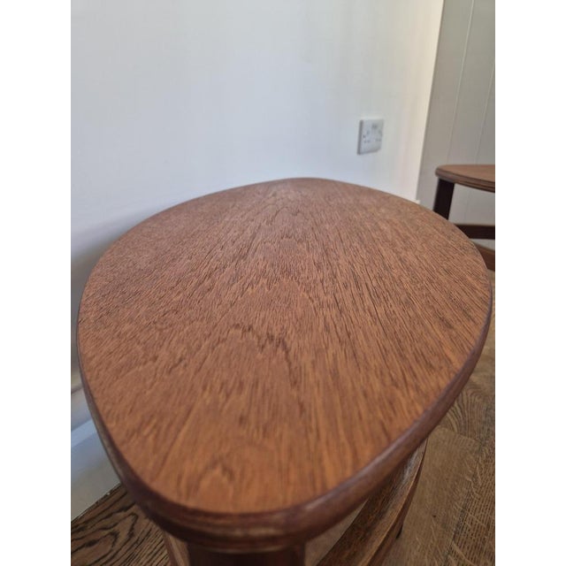 Model 5614 Teak Coffee Table Nest of 3 by Nathan Trinity, 1960s, Set of 4 For Sale - Image 15 of 17