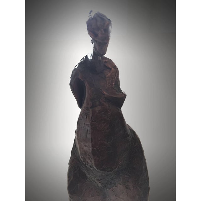 Figurative Unknown Israeli Bronze For Sale - Image 3 of 5